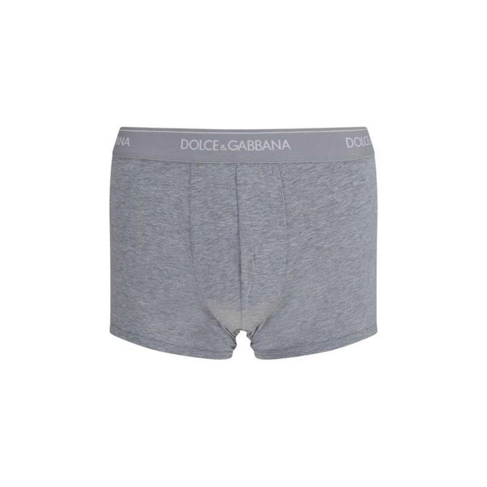 Dolce & Gabbana Gray Cotton Men's Boxers